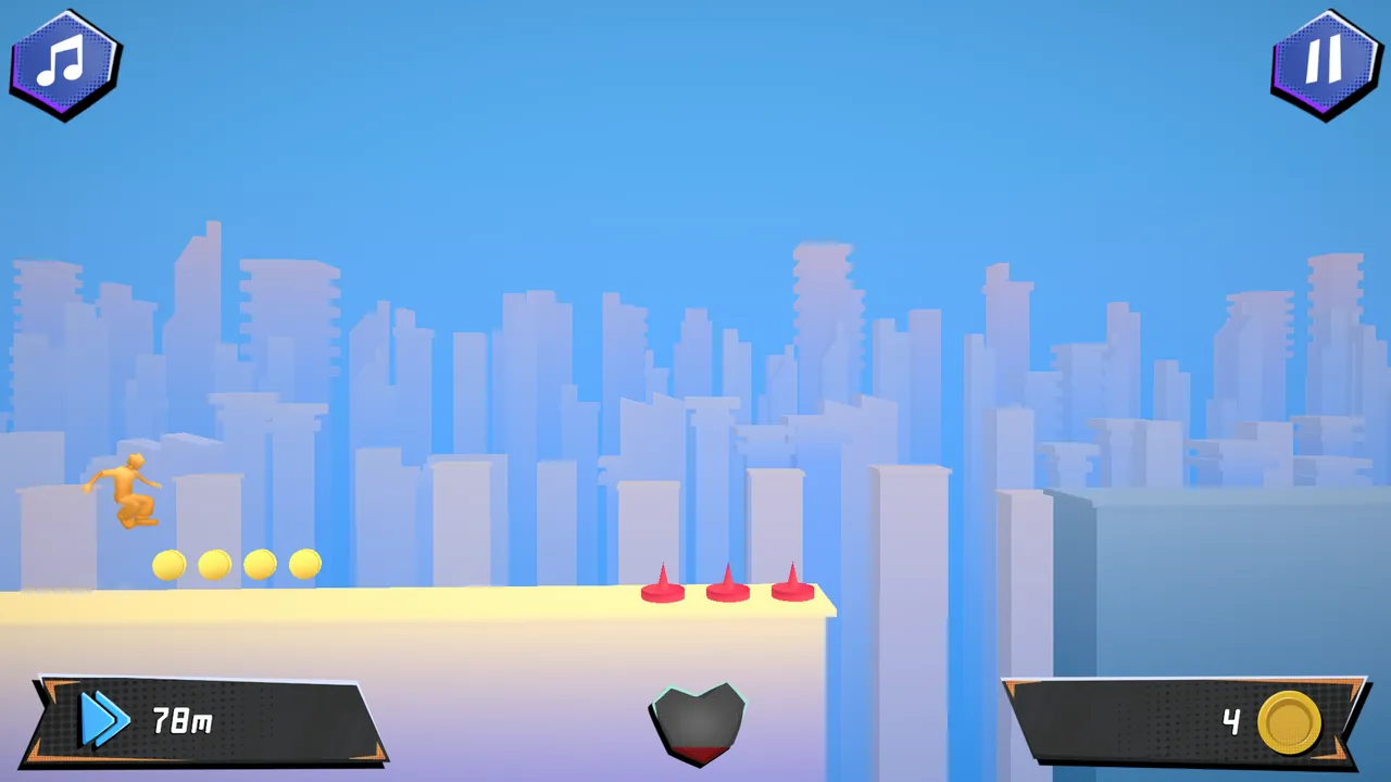 لعبة Endless City للجري فوق الأسطح